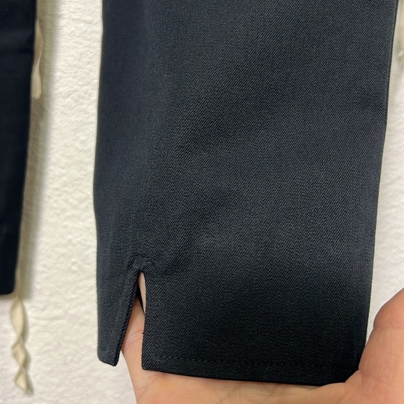 St. John Sport Navy Side Zip Trouser Pant Size 8 - Picture 8 of 9